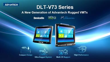 Advantech giới thiệu thiết bị đầu cuối gắn trên xe DLT-V73 cho các ứng dụng logistics thông minh, cảng biển, công việc nặng...